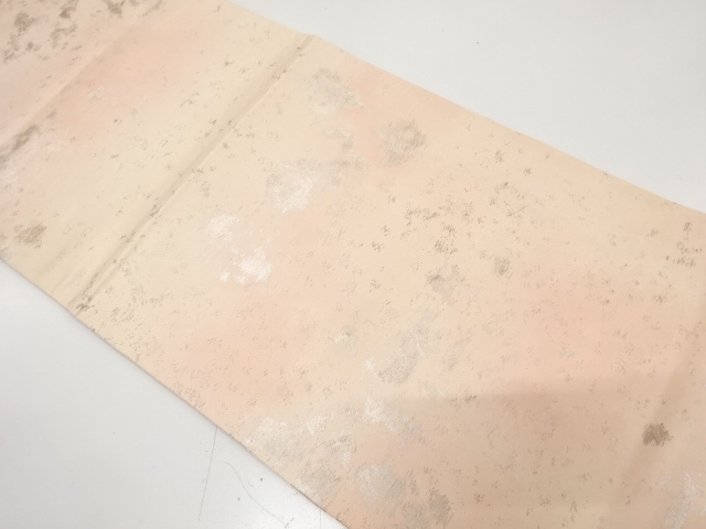 引箔　絣柄織り出し　袋帯